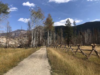 A pathway leads to the Colorado River