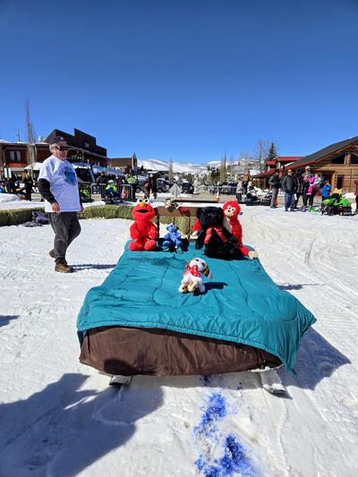 Bed Sled Races