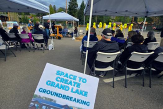 Space To Create groundbreaking ceremony